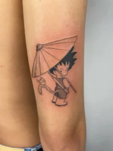 Jess - Anime - Blackwork - Linea Fina