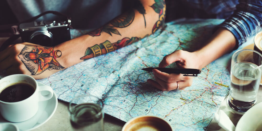 tatuarse de viaje